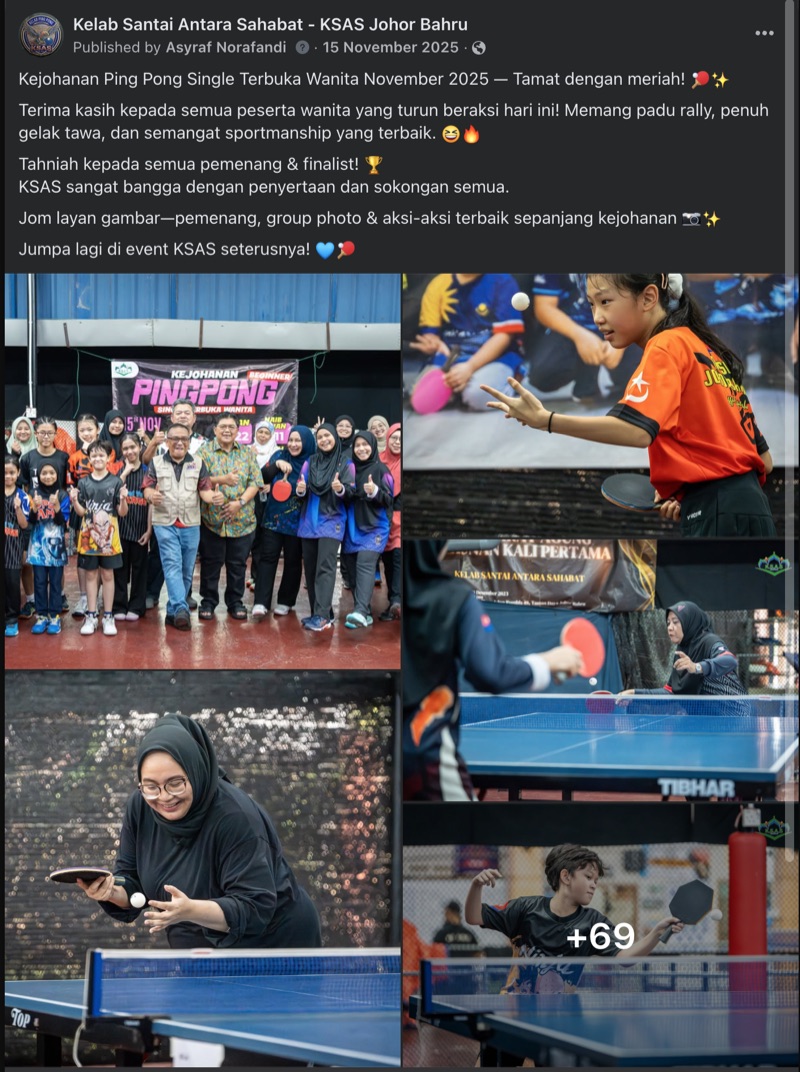 Pratonton kiriman Facebook KSAS