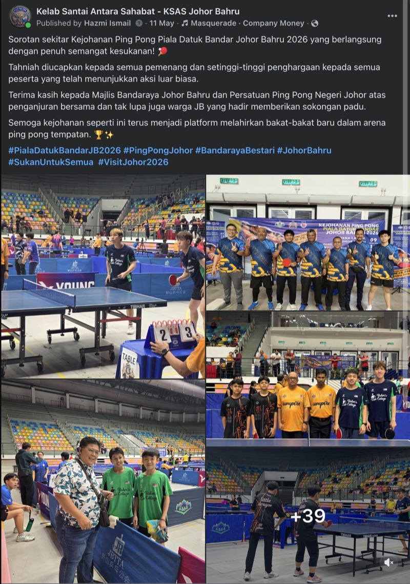 Pratonton kiriman Facebook KSAS